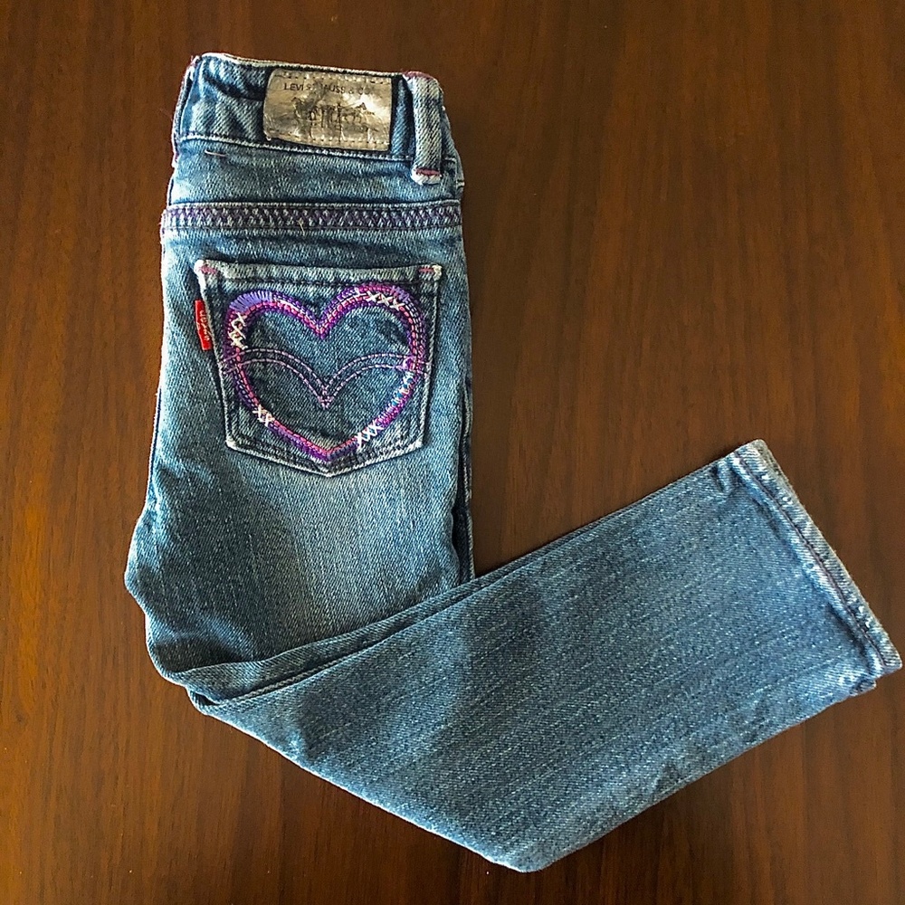 Embellished Levis | Size 2T | adjustable waist